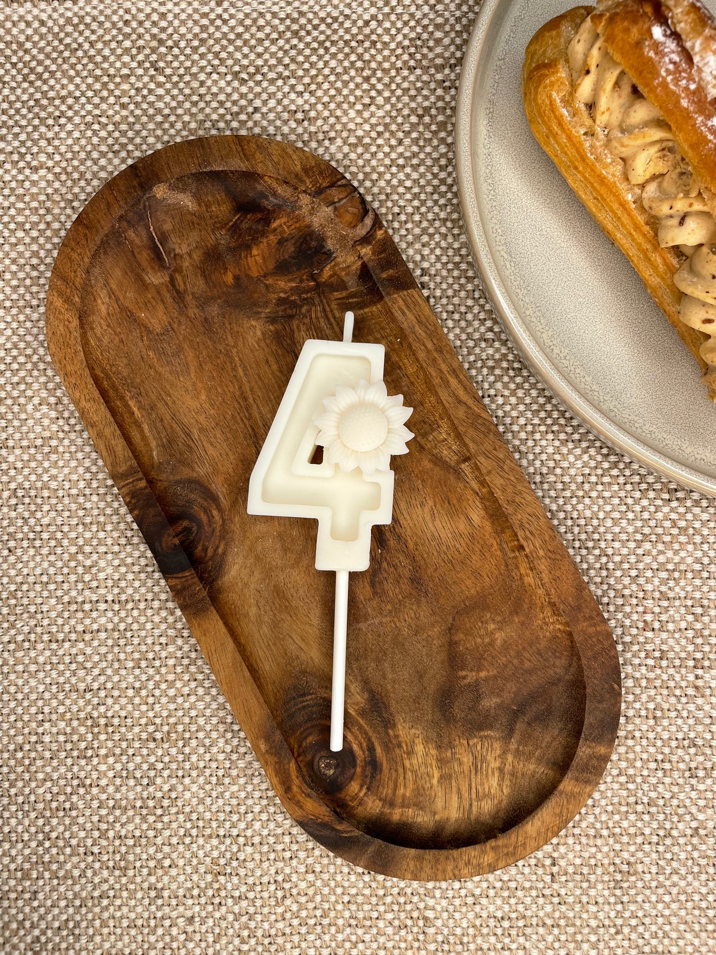 Bougie anniversaire chiffre TOURNESOL