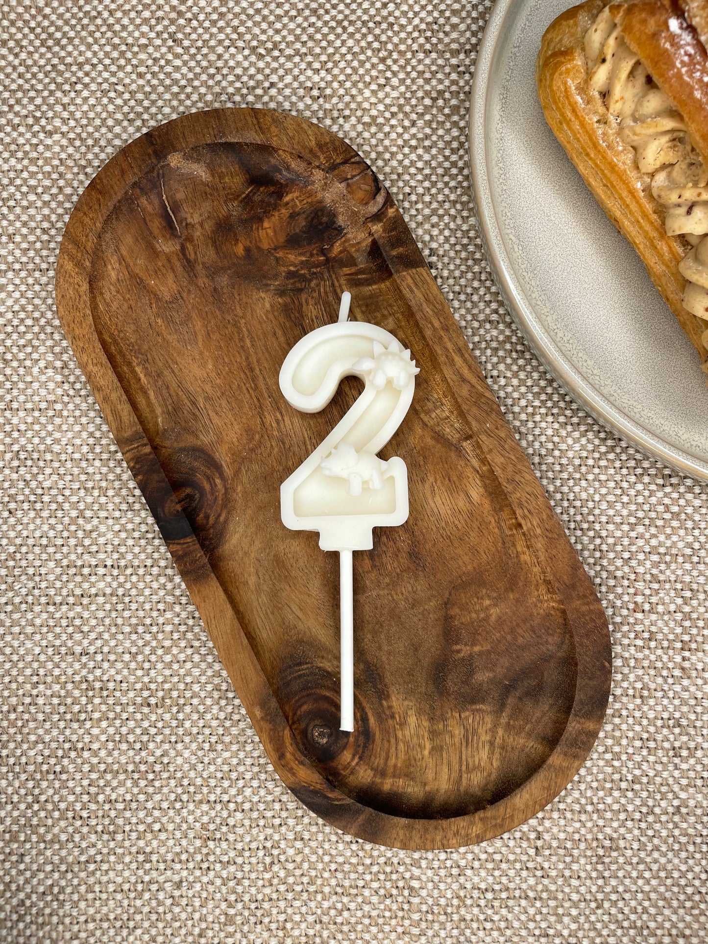 Bougie anniversaire chiffre DINOSAURE