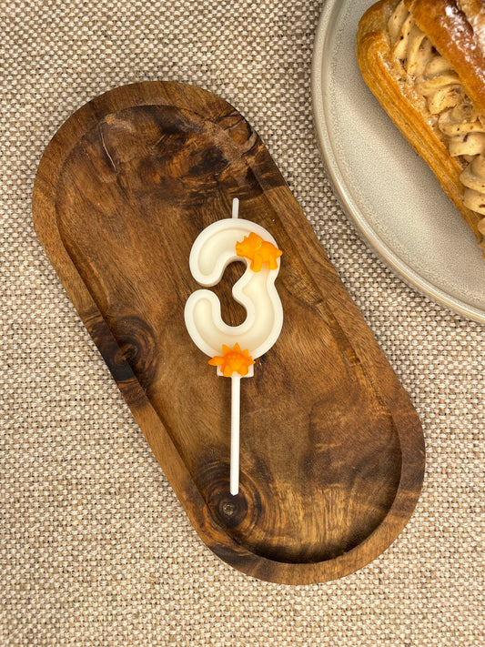 Bougie anniversaire chiffre DINOSAURE