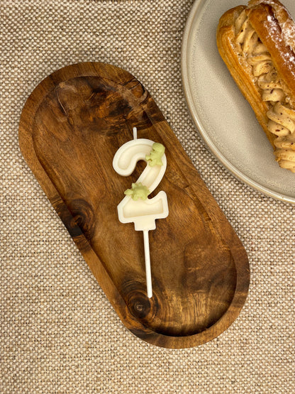 Bougie anniversaire chiffre DINOSAURE