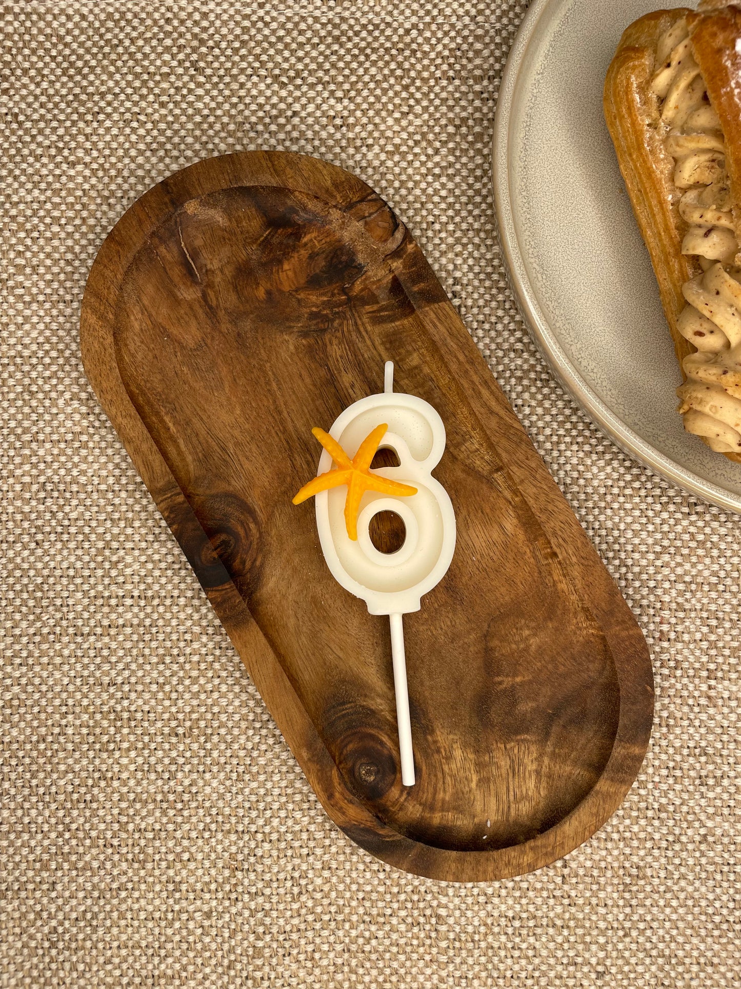 Bougie anniversaire chiffre OCÉAN