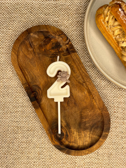 Bougie anniversaire chiffre OURSONS