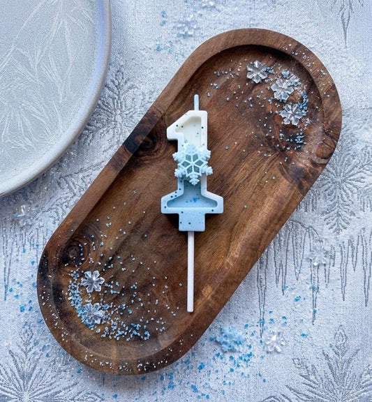 Bougie anniversaire chiffre REINE DES NEIGES